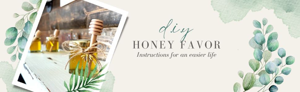 DIY Honey Favors Instructions