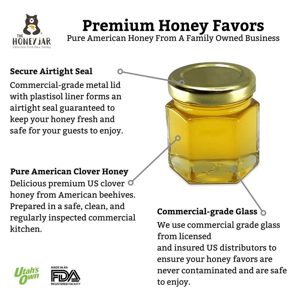 Premium Honey Favors by The Honey Jar